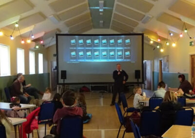 Training taking place at Boreland Village Hall